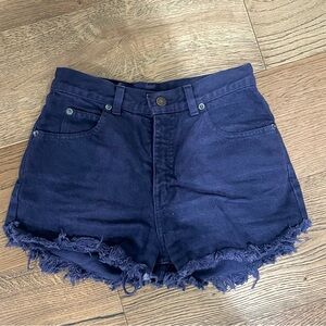 Vintage Dark Purple Calvin Klein Sport Denim Shorts